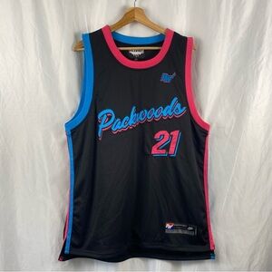 Packwoods Los Angeles Black Basketball Jersey #21 Size Large A$AP